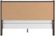 Signature Design by Ashley® Cadmori Black/Brown King Upholstered Panel Bed-3