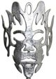Stylecraft Nickel Plated Table Top Mask Home Decor-1
