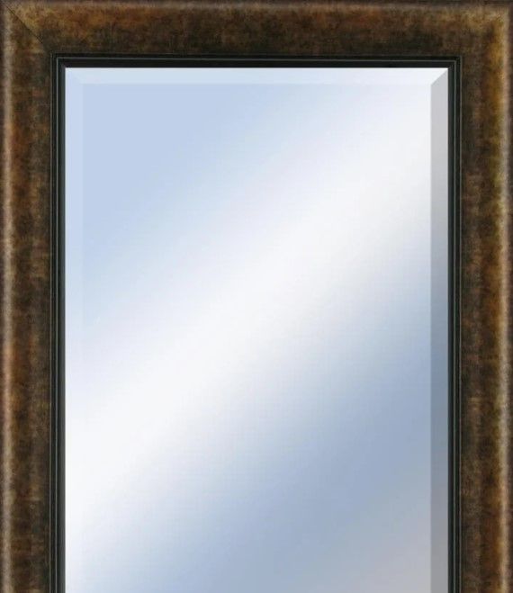 Classy Art Style 205 Bronze/Chrome Leaner Mirror-1