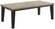 Crown Mark Bardstown Light Gray Dining Table with Black Base-0