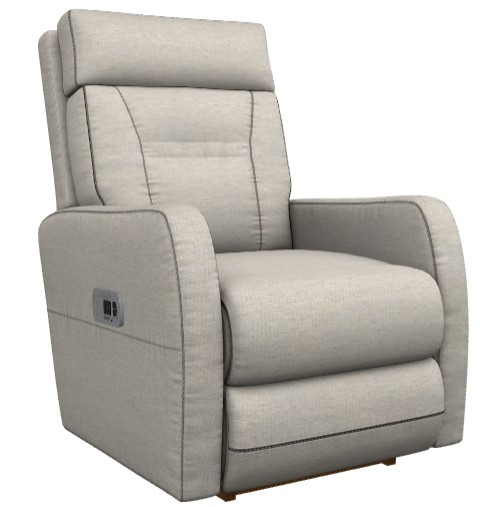 La-Z-Boy® Lennon Flax Power Rocking Recliner with Headrest | Dewey