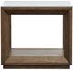 Magnussen Home® Sebastian Cinnamon Rectangular End Table with Glass Top-1