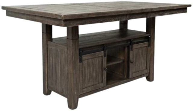 Jofran Inc. Madison County 7-Piece Barnwood High/Low Dining Set-2