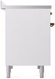 Ilve® Nostalgie II Series 40" White Pro Style Induction Range-4