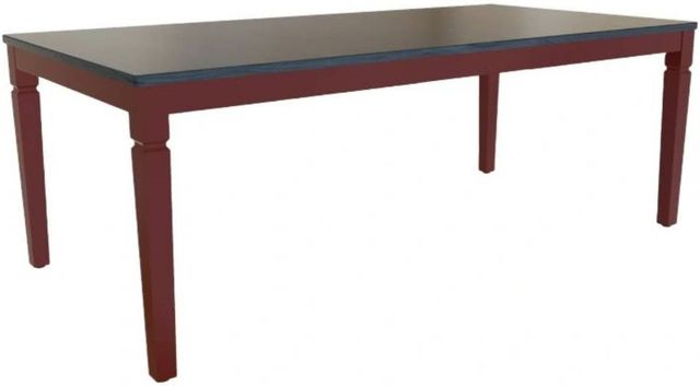 Mavin Customizable 42" x 66" Cosmo Extendable Dining Table with 18" Leaf-0
