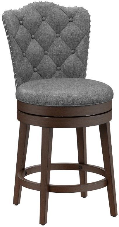 HH2 Home Edenwood Chocolate Brown/Smoke Gray Bar Stool-0