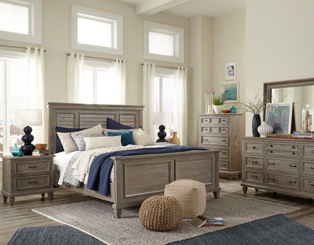 Magnussen Home® Lancaster Dovetail Gray 2-Drawer Nightstand-1