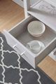 Brassex Inc. White Oak Storage Cabinet-1