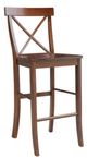 John Thomas Furniture® Dining Essentials Espresso X-Back Bar Stool-0