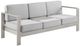Linon Key Largo Gray Aluminum/Fabric Outdoor Sofa-0