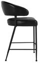 Classic Home Umbria Black/Midnight Raven 26" Counter Stool-3