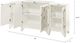 Olliix by Madison Park Cream Verona Dining Buffet Server-3