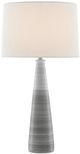 Currey & Company Forefront Gray/White Table Lamp-0