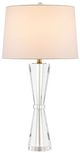 Currey & Company Duveen Clear/Polished Brass Table Lamp-1