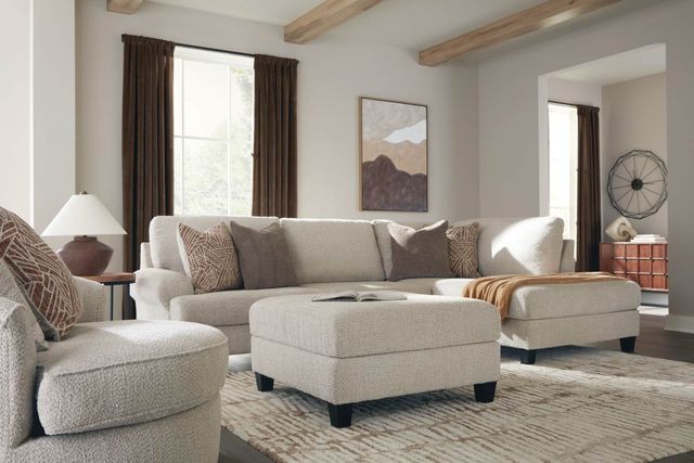 Benchcraft® Steelwater Retreat Latte Oversized Accent Ottoman-3