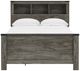 Signature Design by Ashley® Frandern Gray Full Bookcase Panel Bed with Storage-2