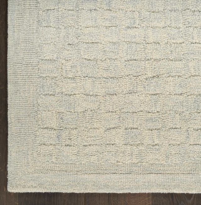 Nourison Home™ DKNY Pure Grids Light Blue 5'x7' Area Rug-4