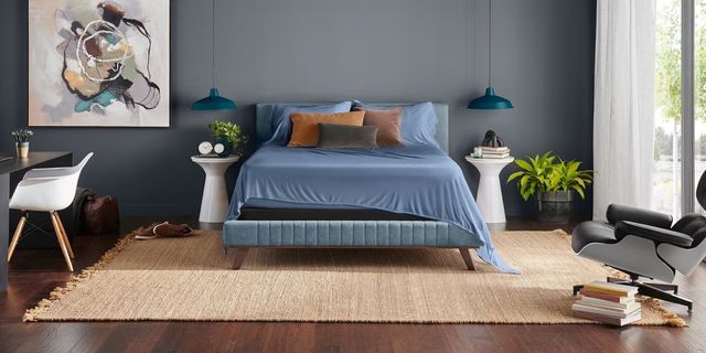 Tempur-Pedic® 3-Piece Vintage Indigo Rayon Twin XL Sheet Set-1