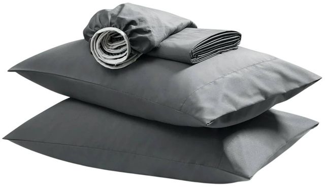 Sleeptone® Basics Griptone™ 6-Piece Gray Premium Bamboo King Sheet Set-1