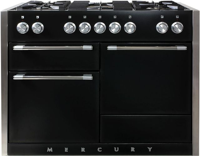 AGA™ Mercury 48" Gloss Black Pro Style Dual Fuel Range-0