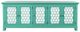 Jofran Inc. Isabella Aqua 86" Mirrored Accent Cabinet-2