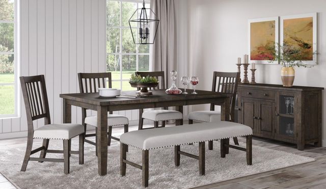 Jofran Inc. Willow Creek 6-Piece Beige/Wire Brushed Dining Set-1