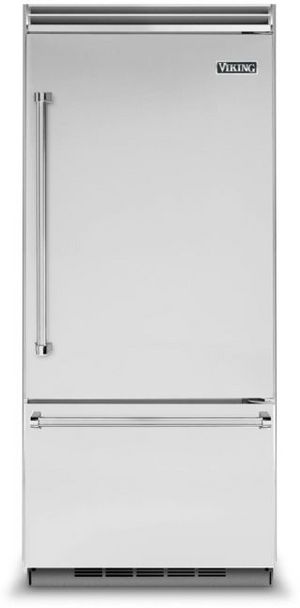 Viking 5 Series 36 in 20.4 Cu. Ft. Stainless Steel Built In Bottom Freezer Refrigerator