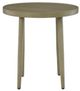 Signature Design by Ashley® Swiss Valley Beige Aluminum Outdoor End Table-1