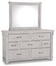 Signature Design by Ashley® Brashland 5-Piece White Queen Panel Bed Set-2