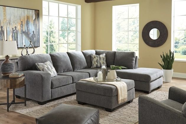 Benchcraft® Dalhart 2-Piece Charcoal Living Room Set-3
