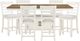 Steve Silver Co. Hyland 7-Piece Cream/Honey/Milk Counter Dining Set-0