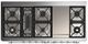 Ilve® Majestic III 60" White Pro Style Dual Fuel Liquid Propane Range with Triple Glass Door and Chrome Trim-3
