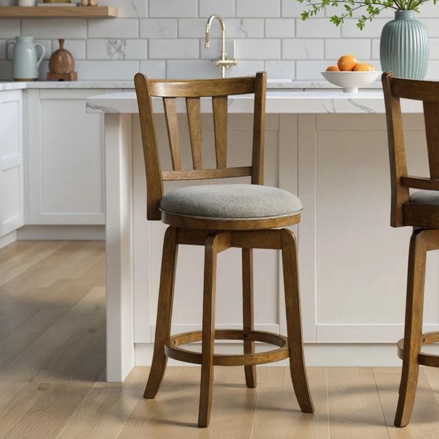 Armen Living Wren 3-Piece Sepia Brown/Static Gray Counter Stool Set-1