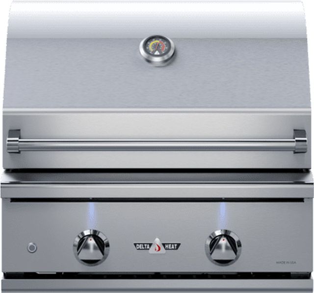 Delta Heat 2-Burner Stainless Steel Built-In Liquid Propane Grill-0