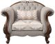 ACME Furniture Miyeon Cherry/Gray Accent Chair-1