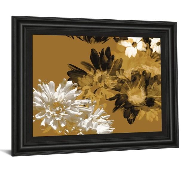 Classy Art Golden Bloom I Wall Art-1