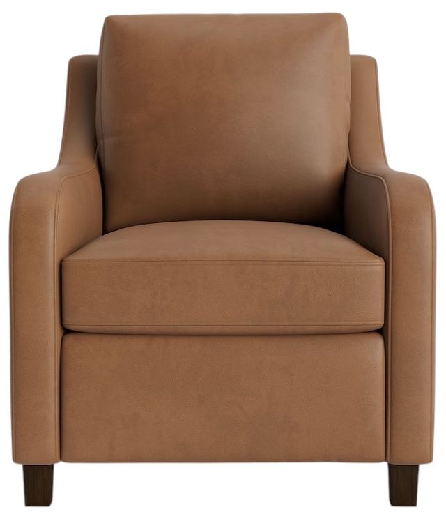 Bassett® Furniture Customizable Scarlett Slope Arm Leather Accent Chair-1