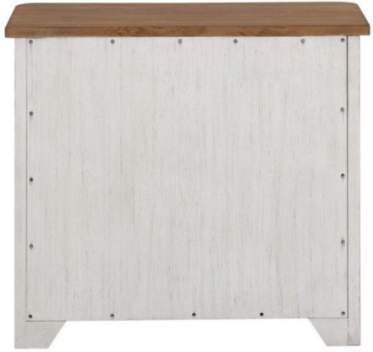 Liberty Furniture Farmhouse Reimagined Antique White Lateral File Cabinet-3