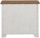 Liberty Furniture Farmhouse Reimagined Antique White/Chestnut Lateral File Cabinet-4