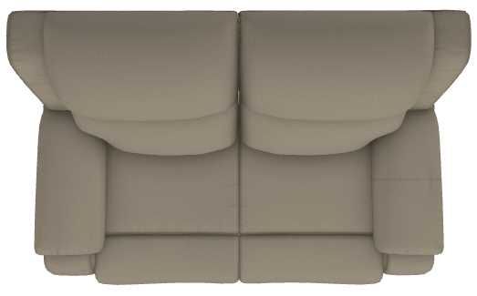 La-Z-Boy® Dorian Fossil Power Reclining Loveseat with Headrest and Lumbar-4