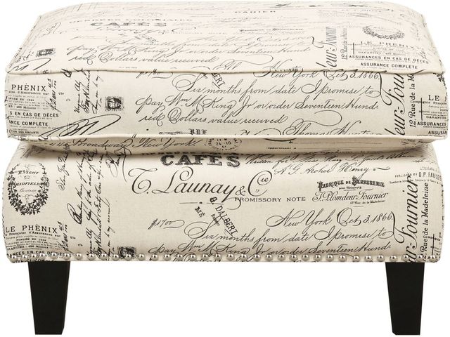 Elements International Erica French Script Ottoman-1