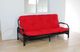 ACME Furniture Nabila Black/Red 8" Full Futon Mattress-1