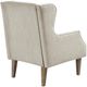 Olliix by Martha Stewart Malcom Taupe Wing Back Accent Chair-2