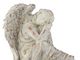 A & B Home Antiqued White Peaceful Angel Decorative Accent-1