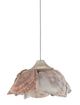 Currey & Company Catrice Painted Silver/Contemporary Silver Leaf/Natural Shell 1-Light Multi-Drop Pendant-1