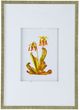 A & B Home 4-Piece Green/Orange/Yellow Botanical Wall Art Set-3