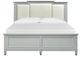 Magnussen Home® Glenbrook Natural/Pebble Queen Panel Upholstered Headboard-1