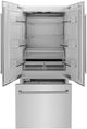 ZLINE 36" 19.6 Cu. Ft. Satin Stainless Steel Built-In French Door Refrigerator-1