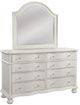 American WoodCrafters Rodanthe 5-Piece Dove White King Woven Bedroom Set-2