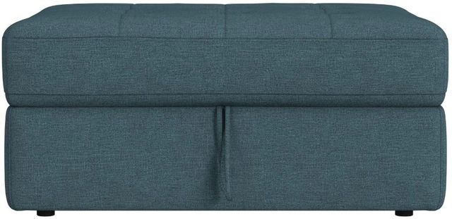 Elements International Option One Palmer Plus Teal Storage Ottoman-2